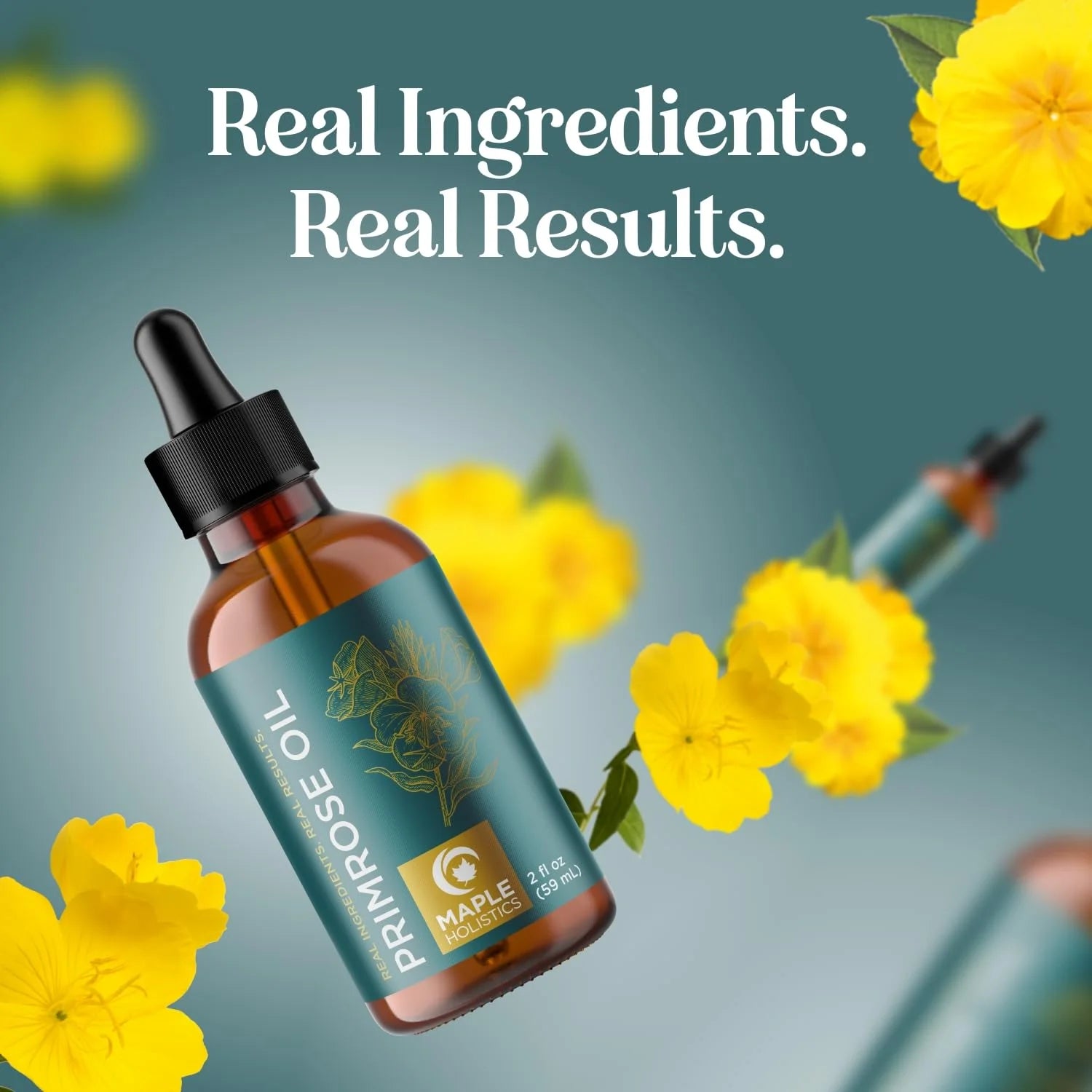 Pure Evening Primrose Oil for Skin - Cold Pressed Natural Face Moisturizer and Nourishing Hair Oil - Use in DIY Skin Care for Dry Flaky Skin Hydration and as a Carrier Oil for Essential Oils Mixing
