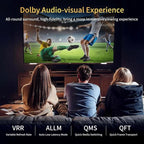 8K Long HDMI Cable 2.1, 15FT Ultra HD Cable High-Speed Lead 48Gbps, HDMI Braided