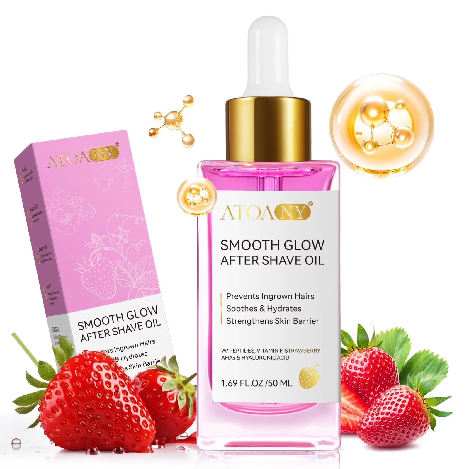 after Shave Oil for Women, Soothing and Moisturizing, Fast Absorption, Irritation-Free, 1.69 Fl.Oz