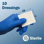Calcium Alginate Wound Dressing 2" X 2" - 10 Ct. Individually Wrapped, Non Stick