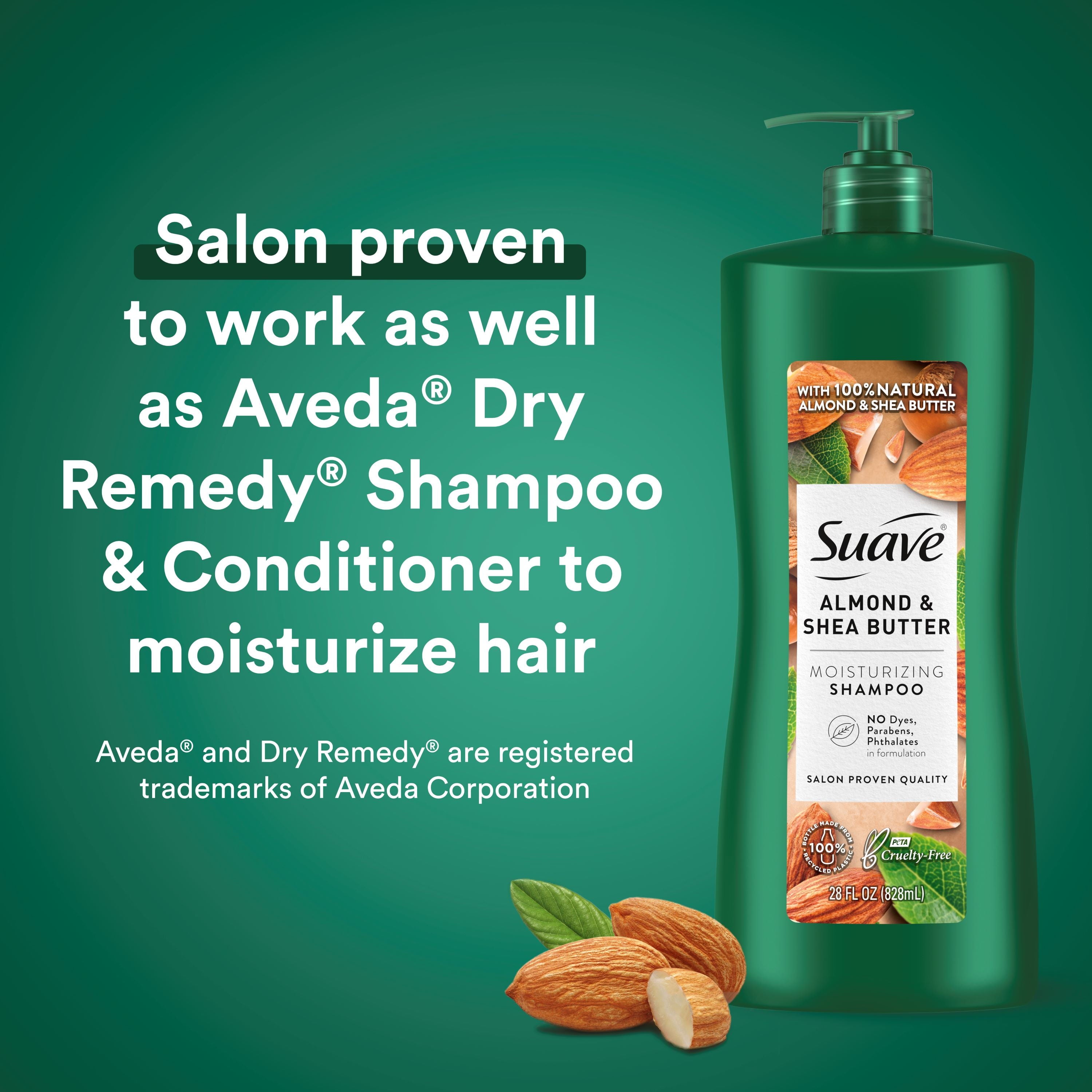 Suave Professionals Moisturizing Shampoo and Conditioner Set, Almond & Shea Butter, 28 Fl Oz, 2 Pack