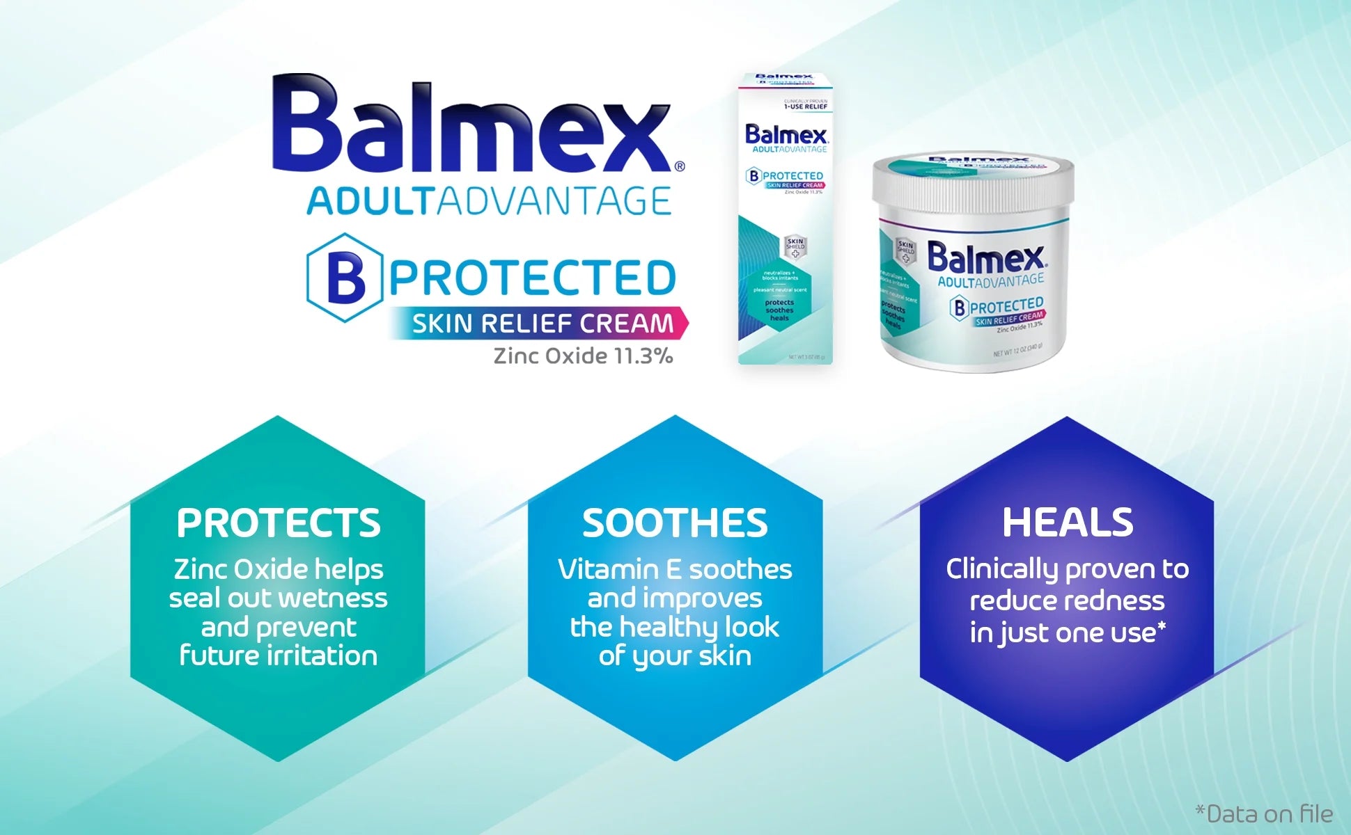 Balmex Adultadvantage Bprotected Skin Relief Adult Rash Cream, 3Oz