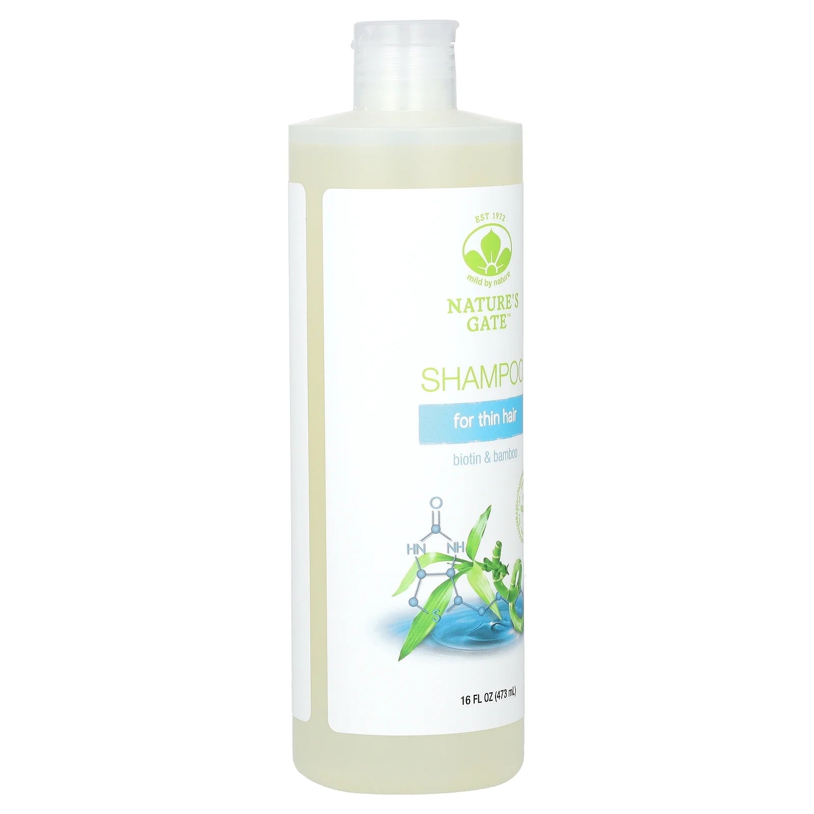 (Nature'S Gate), Biotin & Bamboo Shampoo for Thin Hair, 16 Fl Oz (473 Ml)
