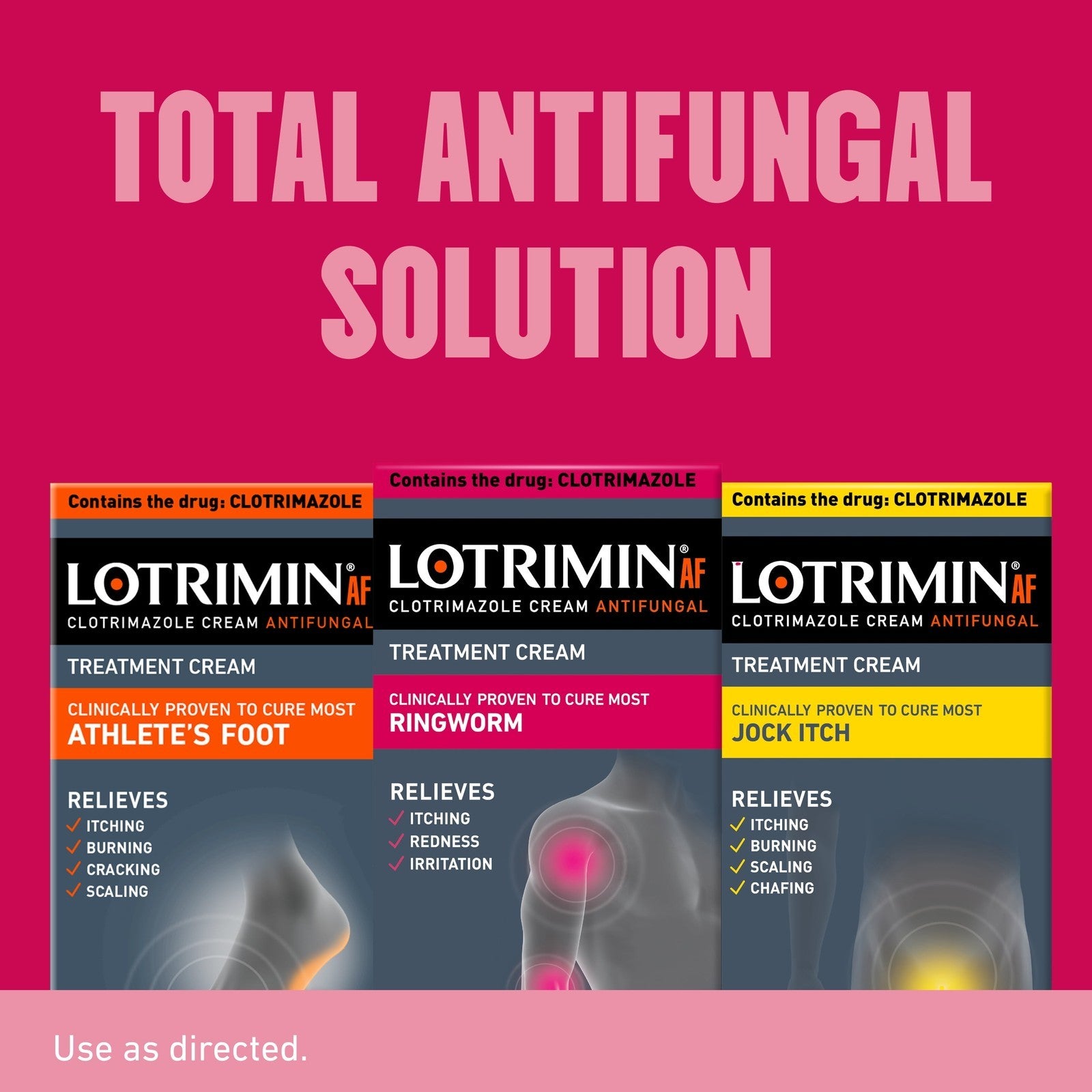 AF Clotrimazole Ringworm Treatment Antifungal Cream, 12G Tube