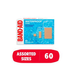 Brand Clear Waterproof Adhesive Bandages, Assorted, 60 Count
