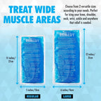 Gel Ice Packs for Injuries Reusable Hot Pack & Cold Pack Compress for Injury, Pa