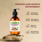 Batana Oil Hair Shampoo,Pure Plant Extracts Cleansing and Nourishing Scalp Shampoo,Daily Hair Cleaning & Care,Unisex,10.1 Fl.Oz