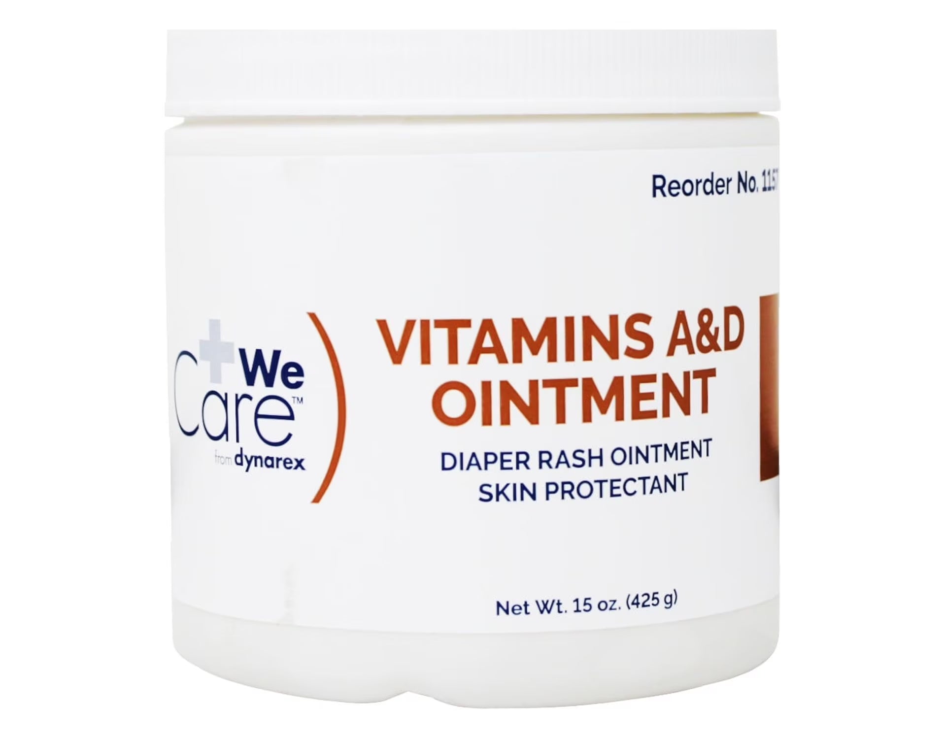 Dynarex Vitamins a and D Ointment for Skin Irritation 15 Oz Jar 2 Ct | Diaper Rash Cream | Baby Cream | Healing Ointment | a and D Ointment for Adults | Tattoo Healing Ointment | Rash Cream for Adults