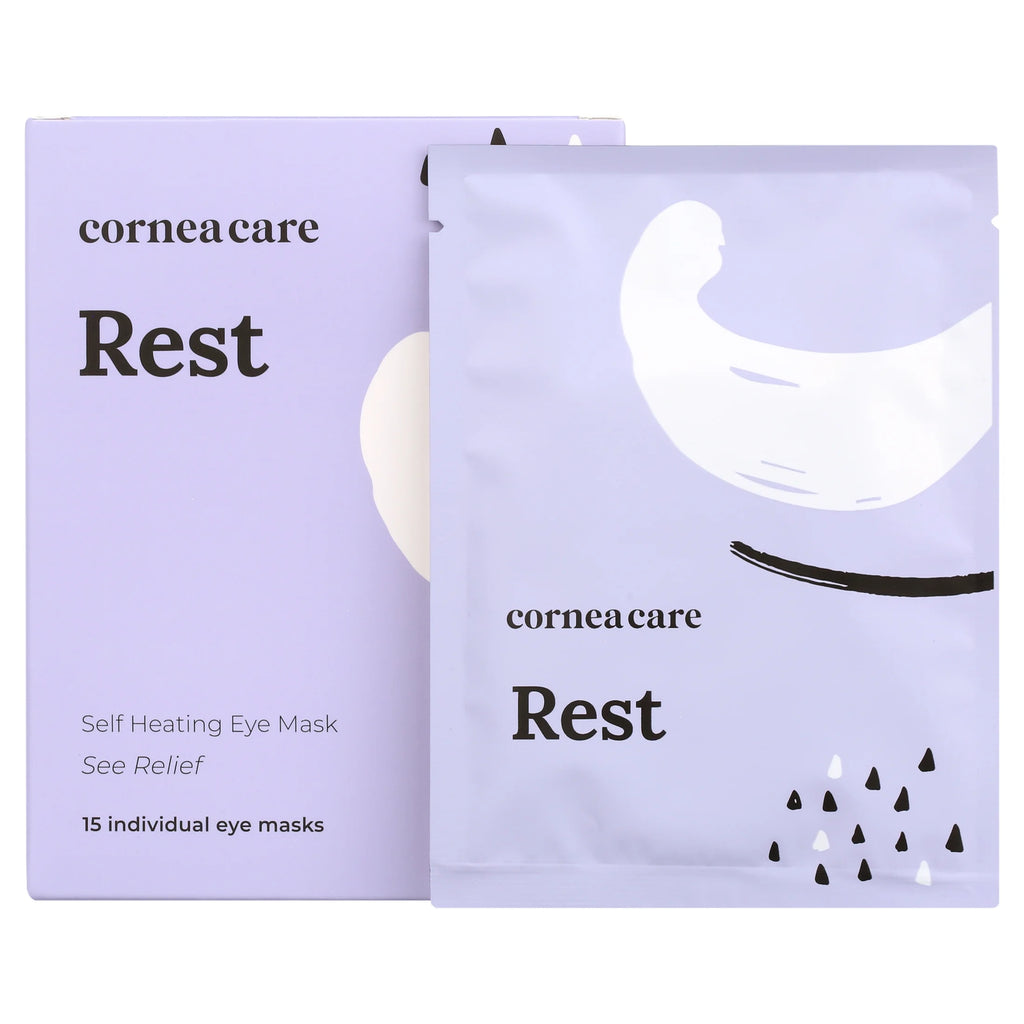 Cornea Care Preservative, Paraben & Fragrance Free Heated Eye Mask for Dry Eye