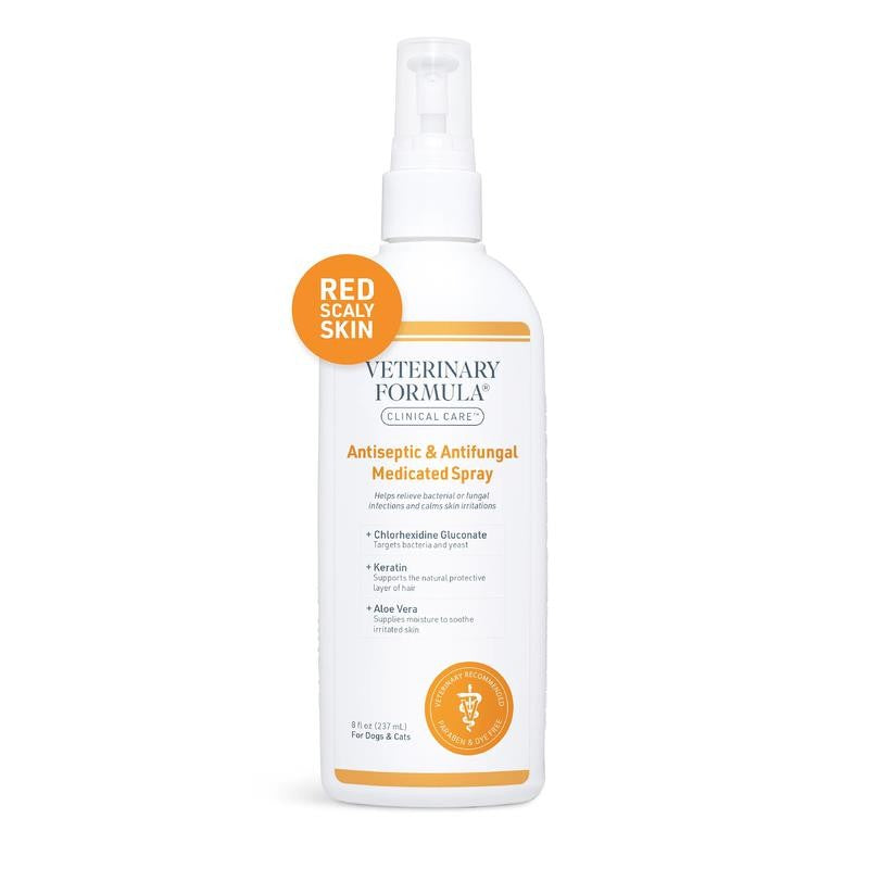 Clinical Care Antiseptic & Antifungal Medicated, 8Oz, Coat Care, Dogs & Cats