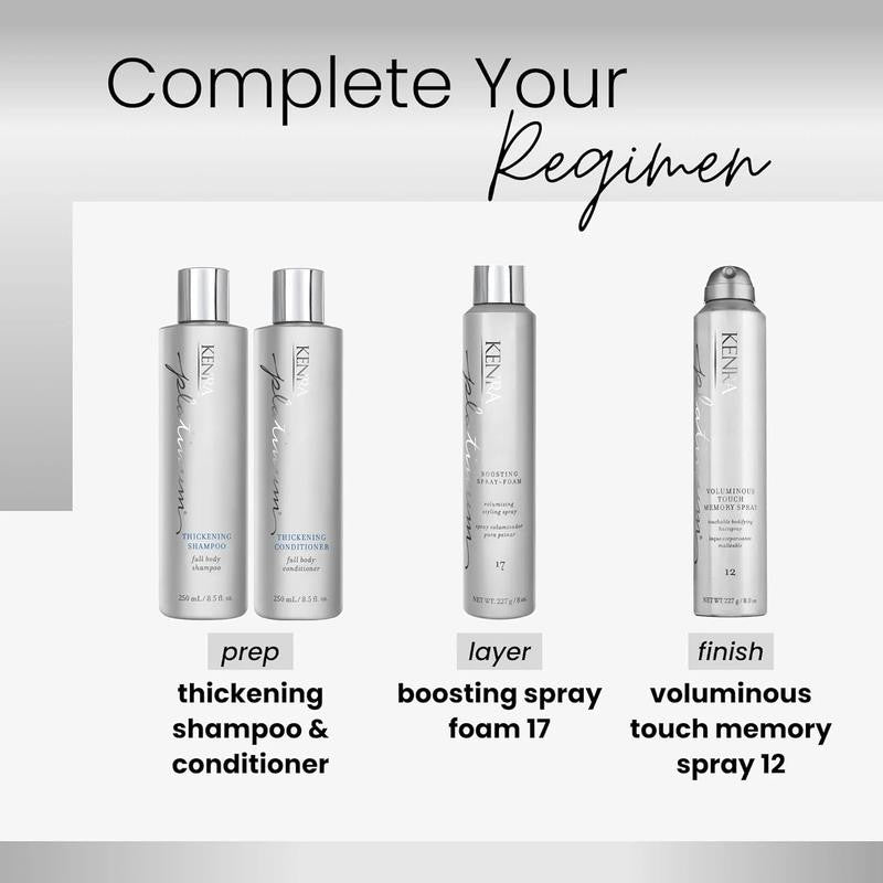 12 Platinum Voluminous Touch Memory Spray 8 Oz