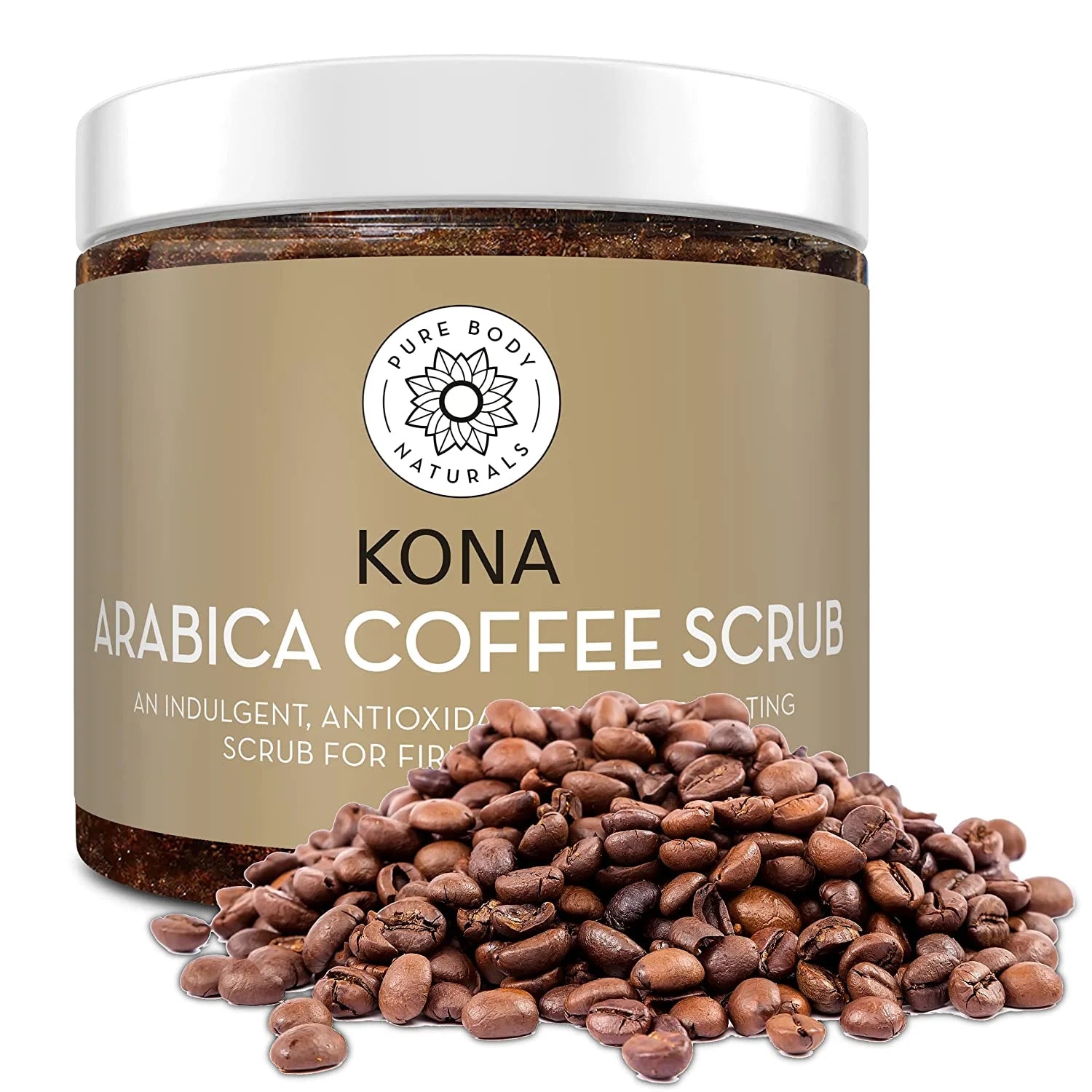 Arabica Coffee Body Scrub Exfoliator for Cellulite and Stretch Marks - by , 12 Oz