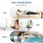 3 Pack 6 FT 【A to C】Type-C Cable ,USB C Charger Cable 6Ft,Compatible with Samsun
