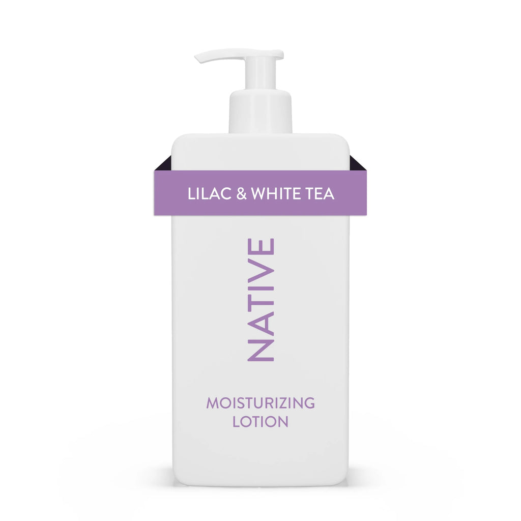 Native Moisturizing Hand & Body Lotion, Lilac & White Tea, Paraben Free, for Women and Men, 16.5 Fl Oz