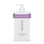 Native Moisturizing Hand & Body Lotion, Lilac & White Tea, Paraben Free, for Women and Men, 16.5 Fl Oz