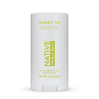 Native Deodorant, Aluminum Free, Aloe & Green Tea Sensitive Whole Body Deodorant 2.4 Oz