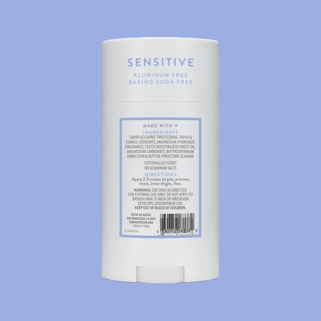 Native Sensitive Cotton & Lily Deodorant 2.65Oz