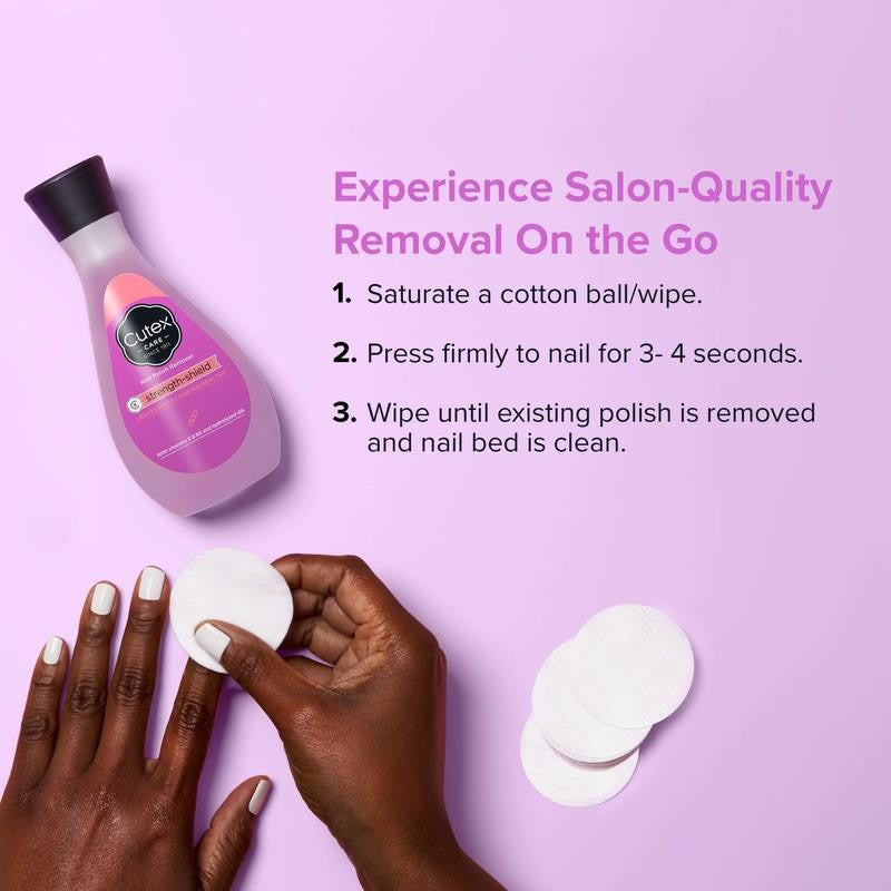 Care Strength Shield Liquid Nail Polish Remover with Vitamin E and B5, 6.7 Fl Oz