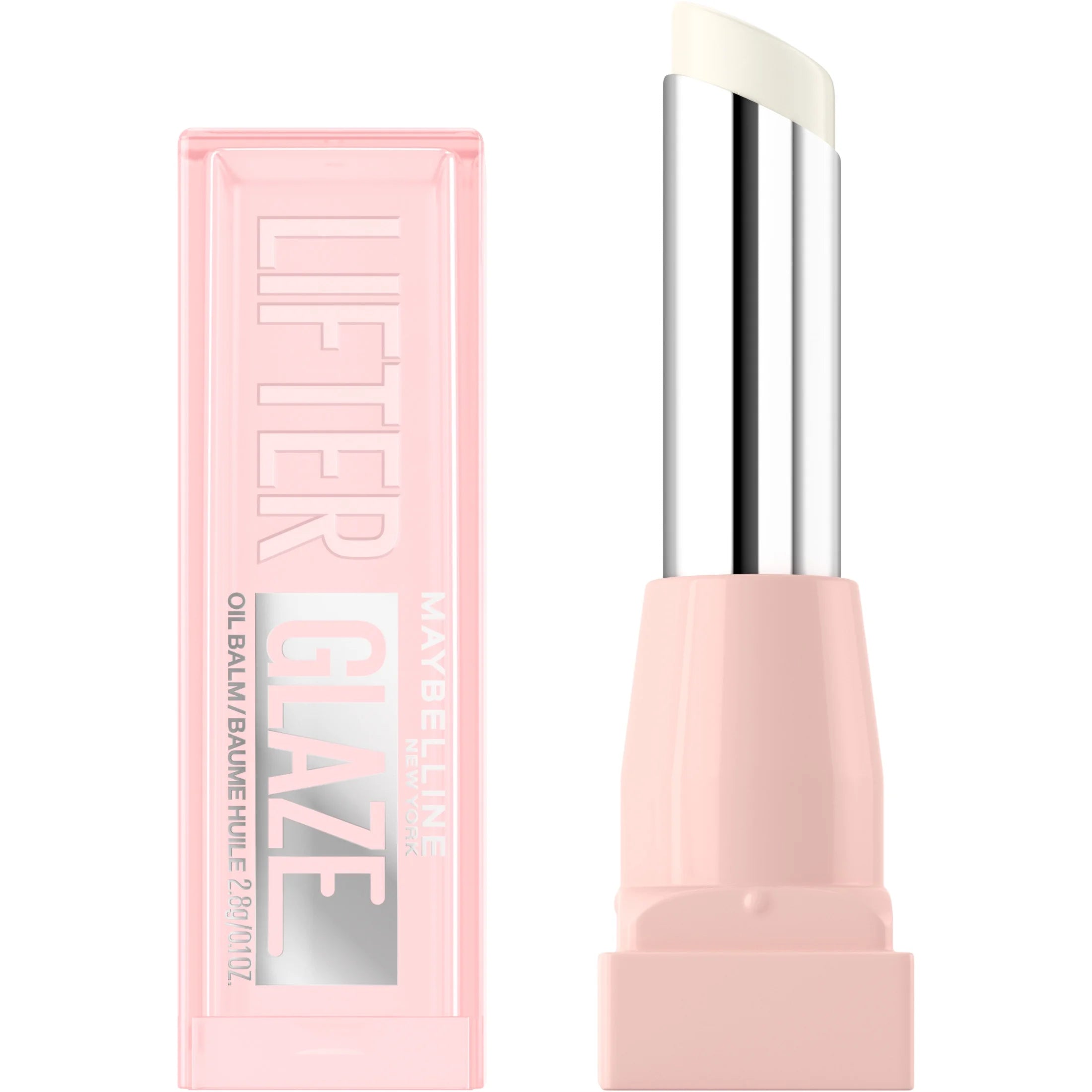 Maybelline Lifter Glaze Oil Balm with Hydrating Oil Blend, Clear Crave, 0.1 Oz