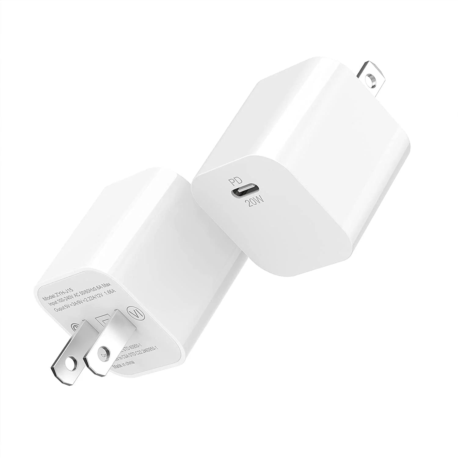 2Pack 20W USB C Wall Charging,Fast Charger,C Charger,Usb C Charger Compatible Wi