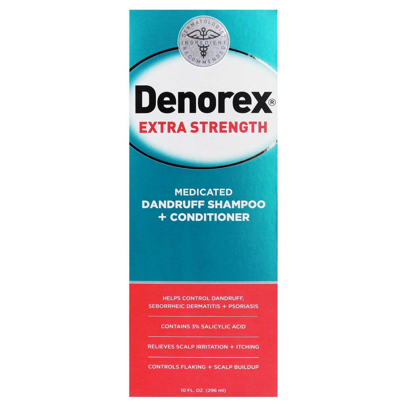 Extra Strength Medicated Dandruff Shampoo and Conditioner, 10 Fl Oz