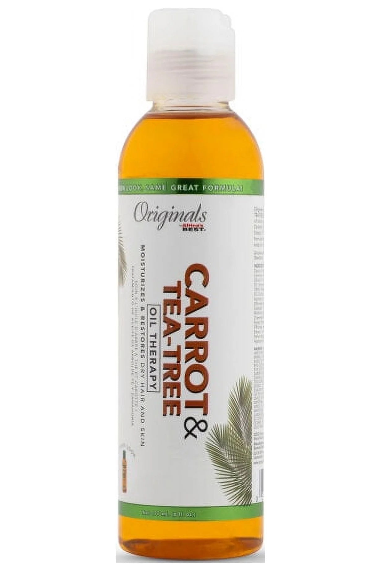 Originals by Africa’S Best Carrot & Tea Tree Oil Therapy for Dry Hair and Skin, 6 Fl Oz, Moisturizing, Unisex,