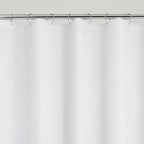 (2 Pack) Light Weight PEVA Shower Curtain Liner, White
