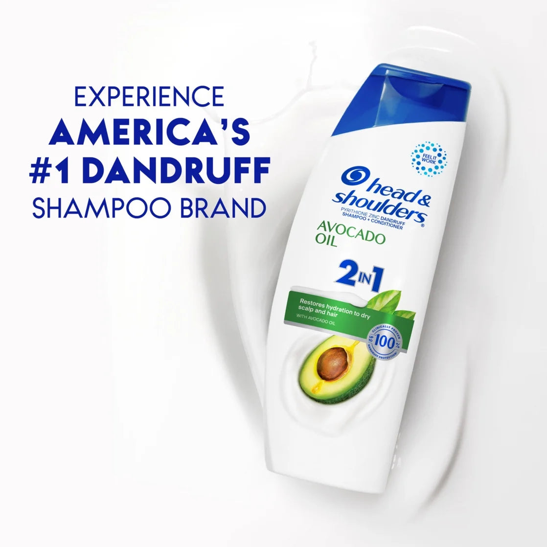 Head and Shoulders 2 in 1 Dandruff Shampoo and Conditioner for Dry Scalp , Paraben Free, 12.5 Oz
