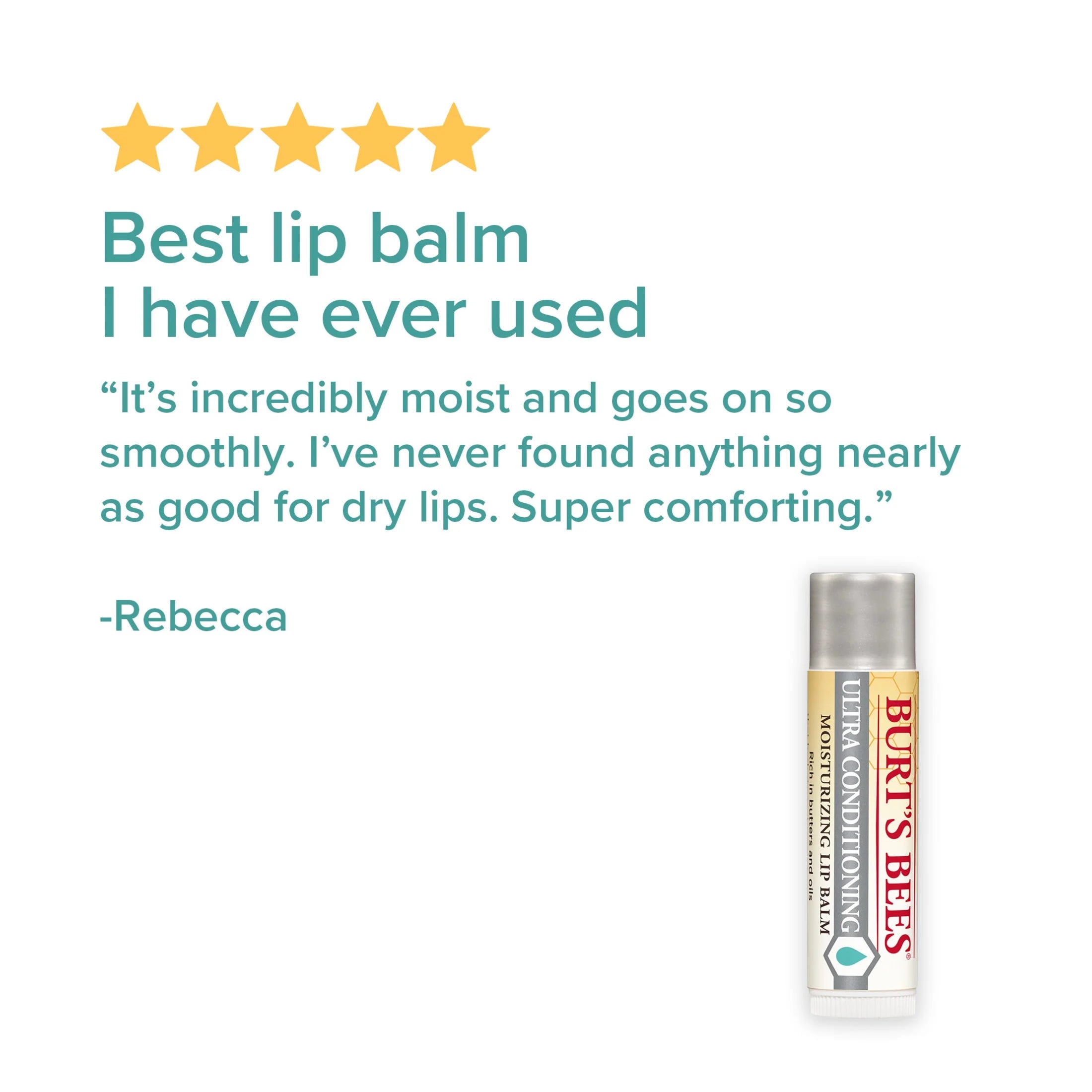 Burt'S Bees Ultra Conditioning Moisturizing Lip Balm, 1-Pack, 0.15 Oz.
