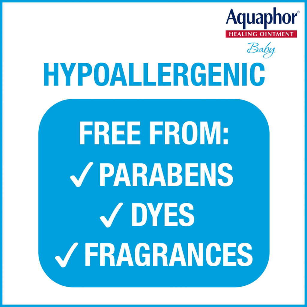 Aquaphor Baby Healing Ointment for Teething, Drool and Diaper Rash, Hypoallergenic, 14 Oz