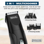 All in One Rechargeable Beard, Mustache, Detail Trimmer for Men, Black, 05644