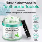 150 Spearmint Tablets , Fluoride Free & Eco Friendly, Travel Mouthwash Tablets, Chewable Toothpaste Tablet 2Pack