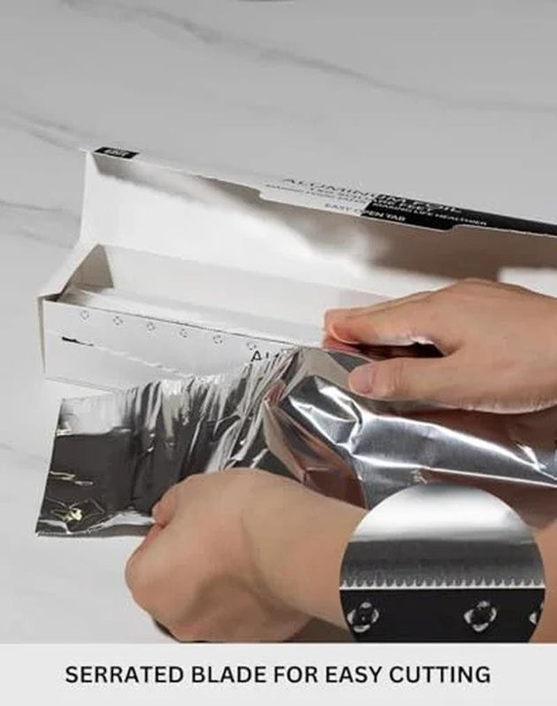 150 Square Feet Standard Aluminum Foil, 12 in X 150 Ft, Home & Commercial Use