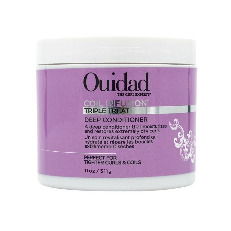 Coil Infusion Triple Treat Deep Conditioner for Women & Men with Tighter Curls &