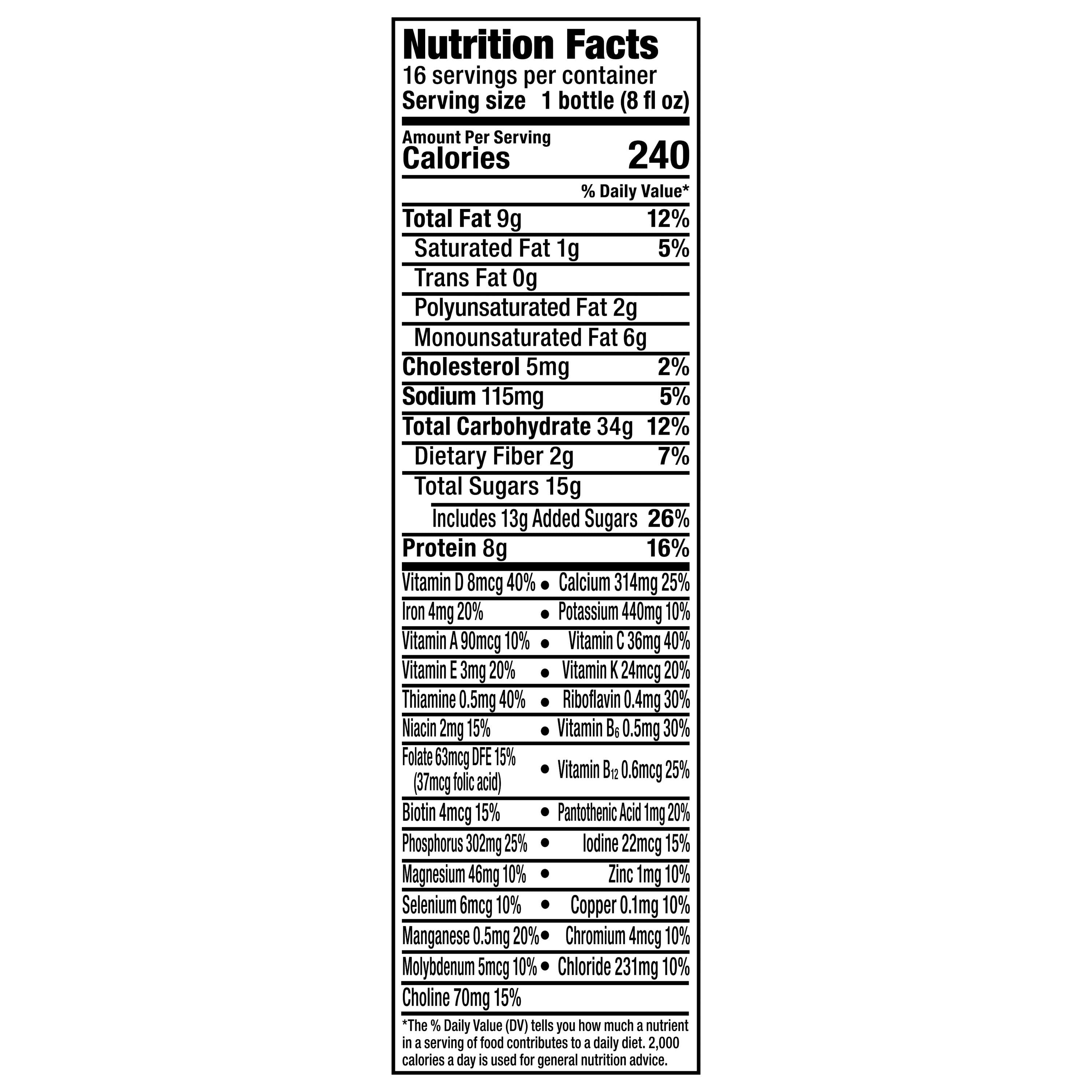 Parent'S Choice Pediatric Shake, Chocolate, 8 Oz Bottle, 16 Shakes