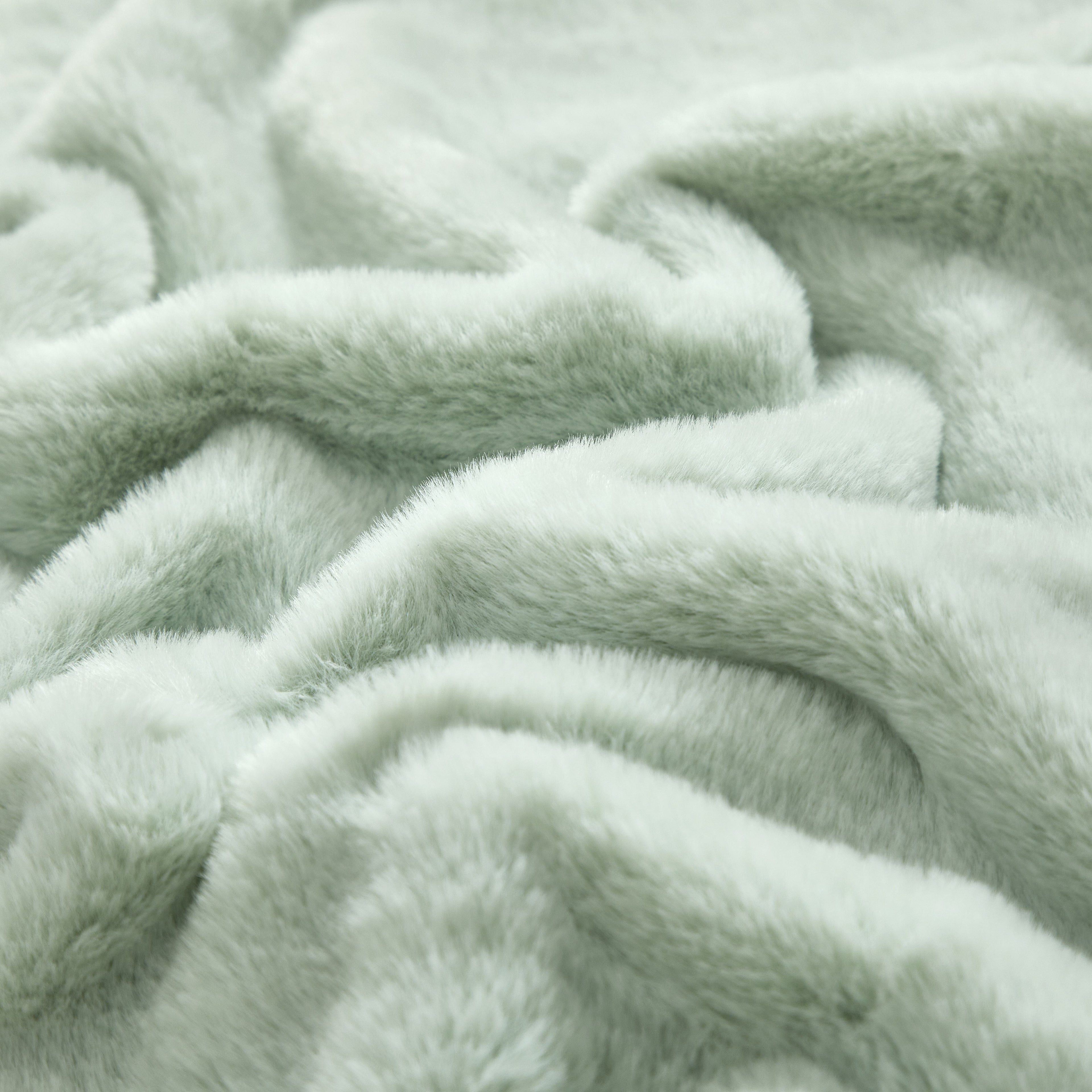 Parent'S Choice 30" X 40" Reverse Backdye Faux Fur to Micromink Baby Blanket, Green