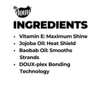 Doux Drops Bonding Polish Heat Protectant Serum 4 Oz., All Hair Types, Moisturiz
