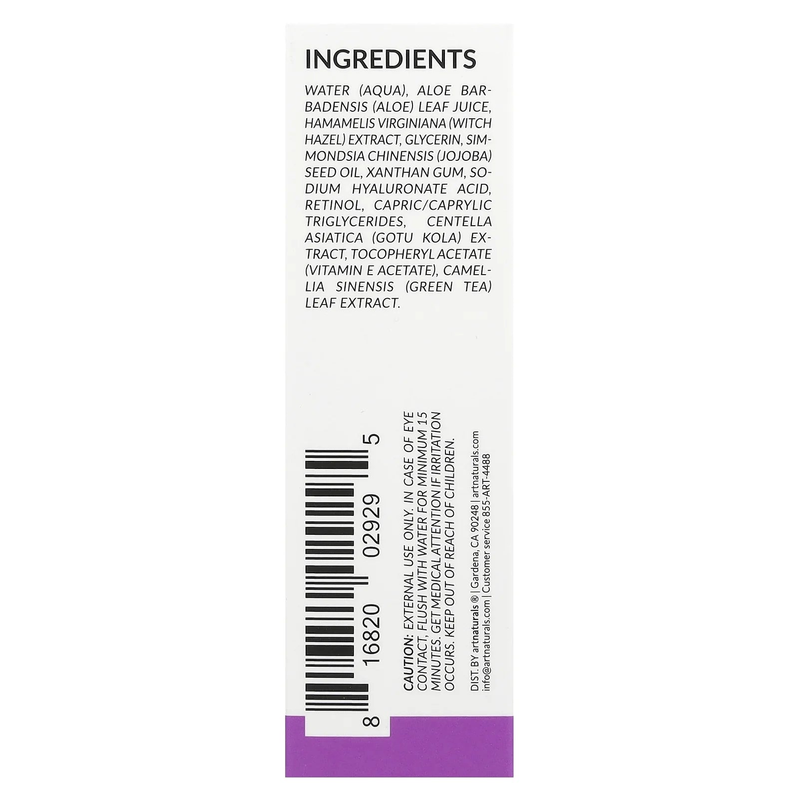 Artnaturals Retinol Serum, 0.33 Fl Oz (10 Ml)
