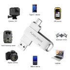 Dual USB Flash Drive 2TB/2000GB 2In1 Thumb Drive for Android/Tablet