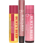Burt'S Bees Mistletoe Kiss Gift Set, Pomegranate Lip Balm, Tinted Lip Balm and Lip Shimmer, 3 Tubes