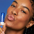 NIVEA Moisture Lip Care, Hydrating Lip Balm with Shea Butter, Vitamin C & E, 0.17 Oz, 2 Pack