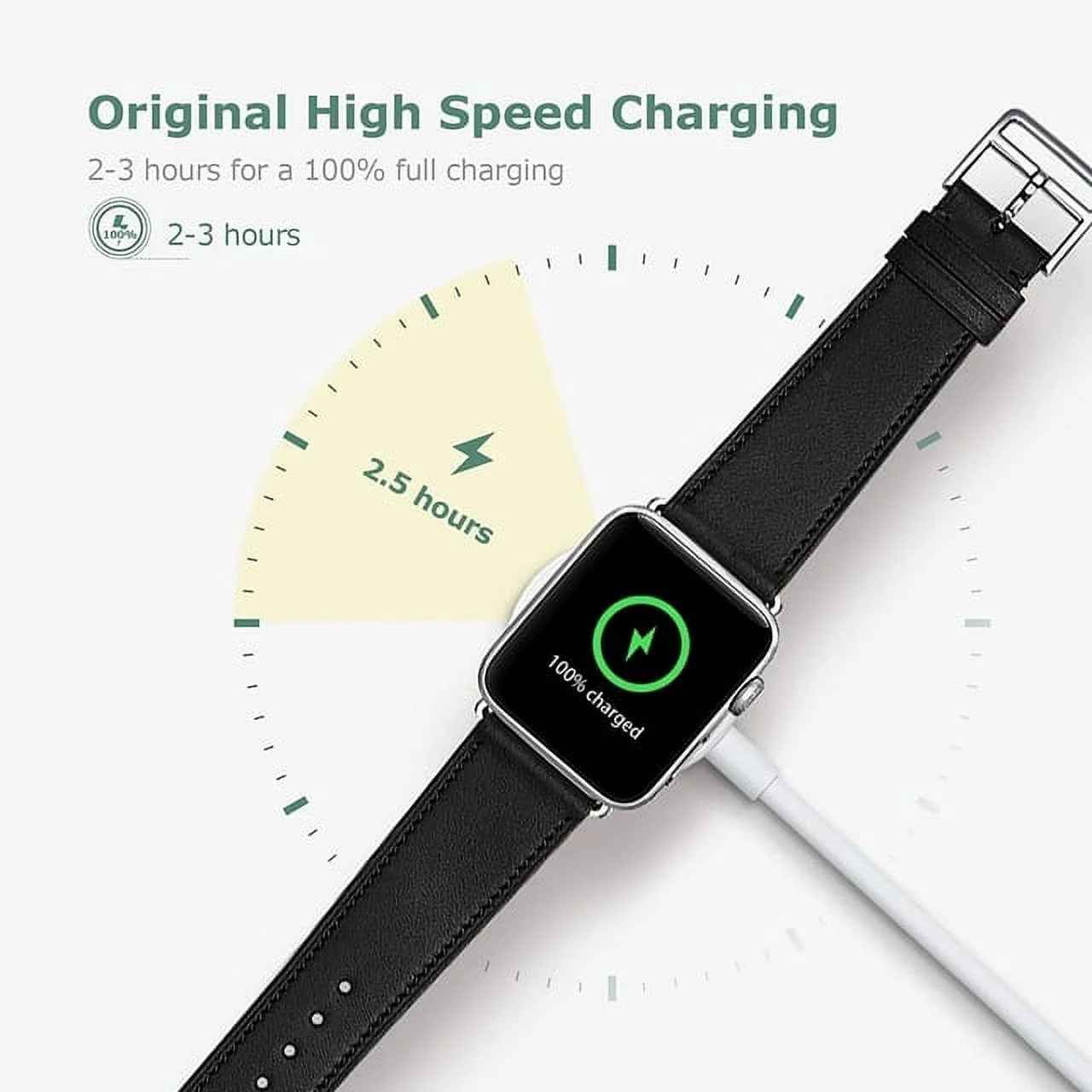 Watch Charger Charging Cable for Apple Watch, Portable Magnetic Wireless Watch Charging Cable Compitable with Apple Watch Series