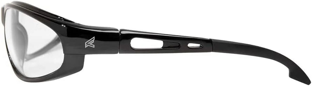 Edge Eyewear Safety Glasses, Clear, Black SW111