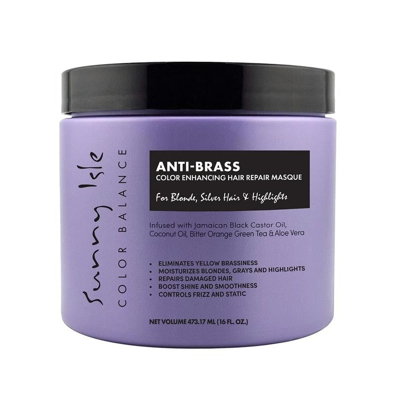 Anti-Brass Color Enhancing Purple Hair Repair Masque 16Oz