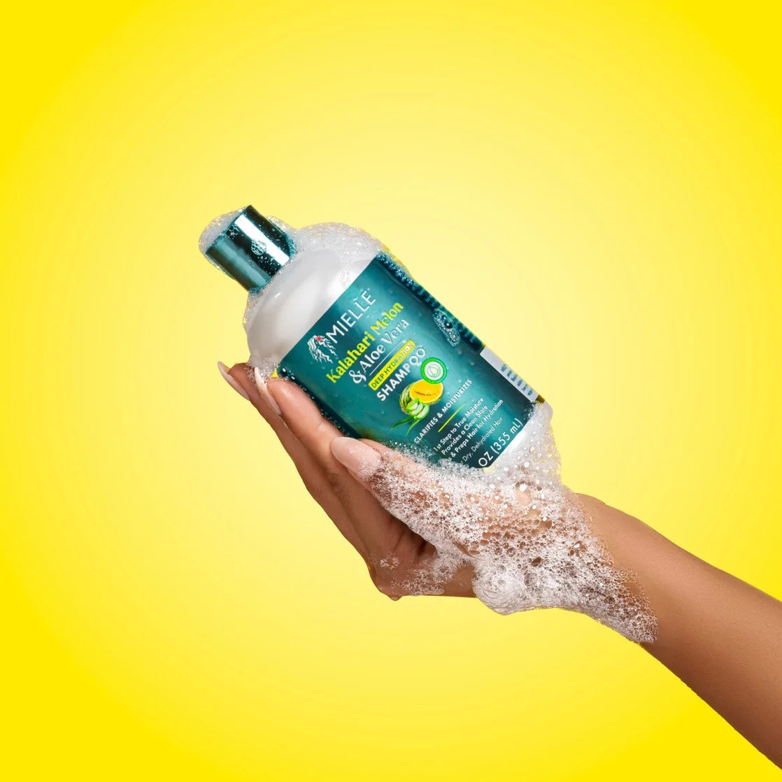 Mielle Kalahari Melon and Aloe Veradeep Hydration Shampoo 12 Oz.