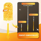 Duster Refills 360 for Swiffer 30 Pcs & Handle & Extendable Handle*1 Disposable