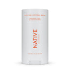 Native Deodorant, Aluminum Free, Citrus & Herbal Musk, Deodorant for Men and Women, 2.65 Oz