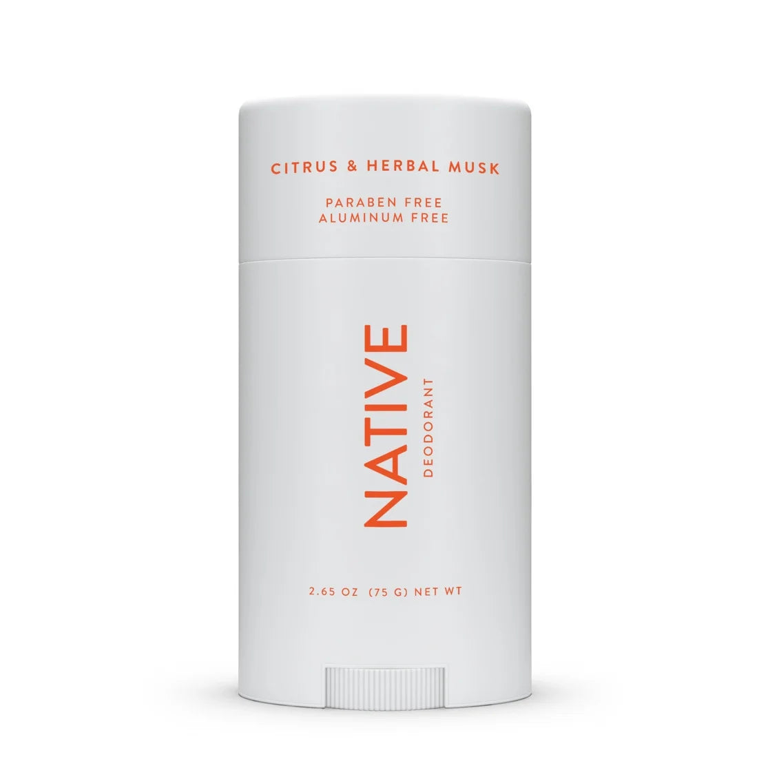 Native Deodorant, Aluminum Free, Citrus & Herbal Musk, Deodorant for Men and Women, 2.65 Oz