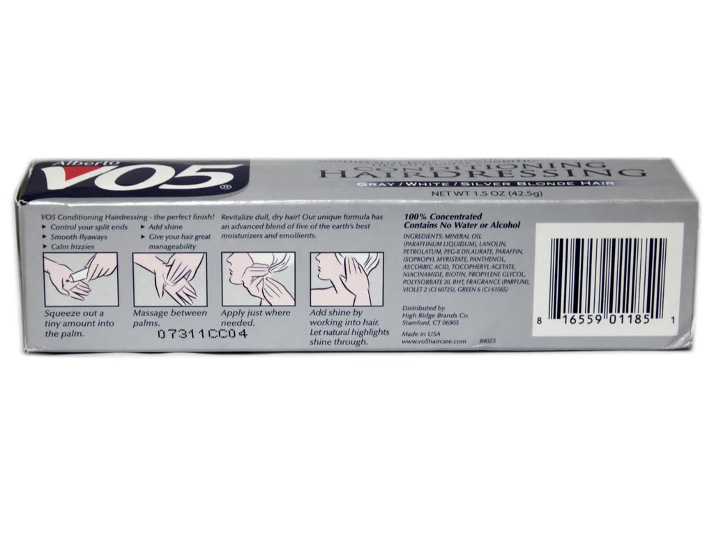 (5 Pack)  Conditioner Hairdressing Gray/White/Silver Blonde - 1.5 Oz