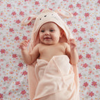 Parent'S Choice 2-Pack 30" X 30" Bunny Hooded Towel